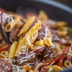 Gluten Free Skillet Sausage Pasta Recipe