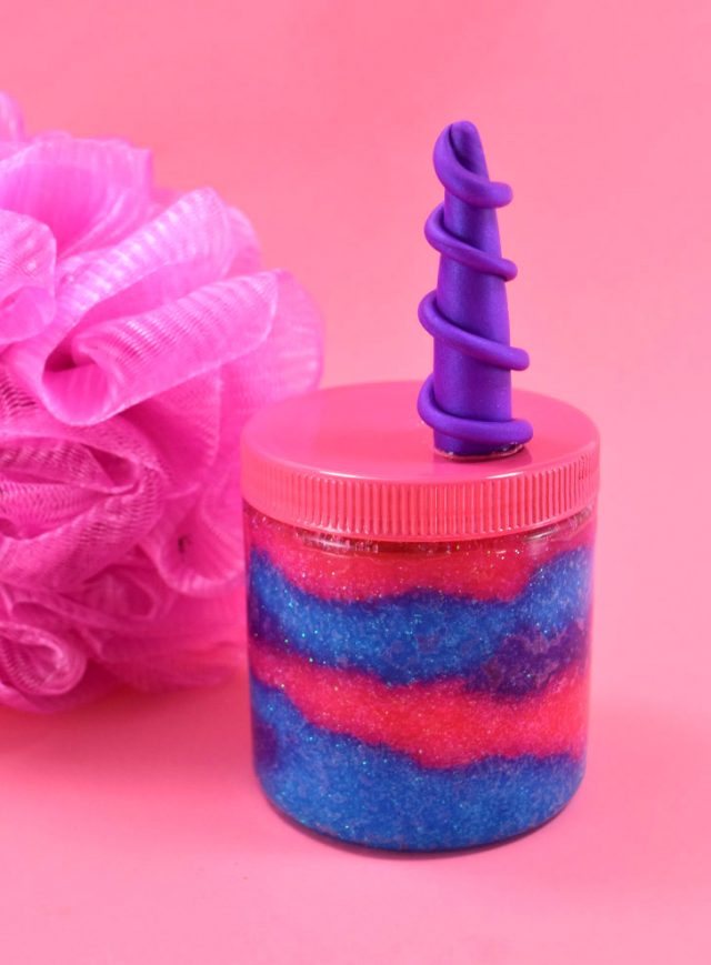 DIY Unicorn Sugar Beauty Scrub