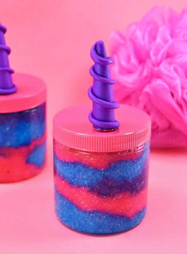 DIY Unicorn Sugar Beauty Scrub