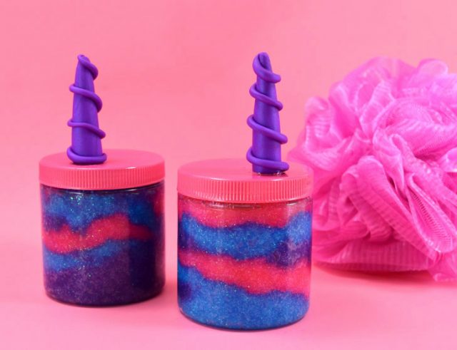 DIY Unicorn Sugar Beauty Scrub