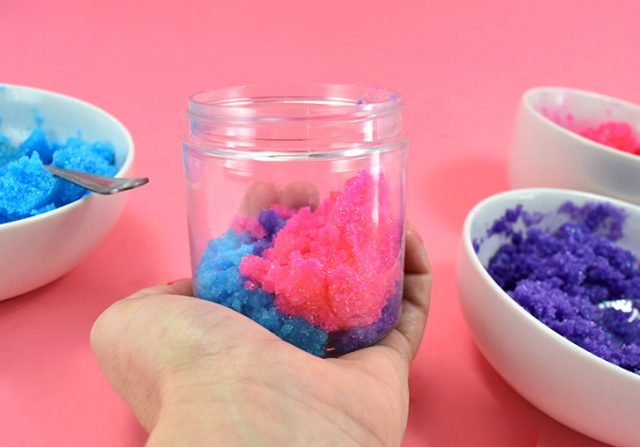 DIY Unicorn Sugar Beauty Scrub