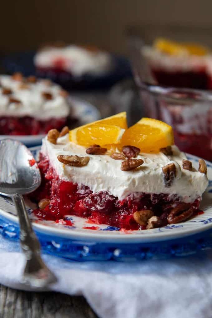 Raspberry Cranberry Jello Salad