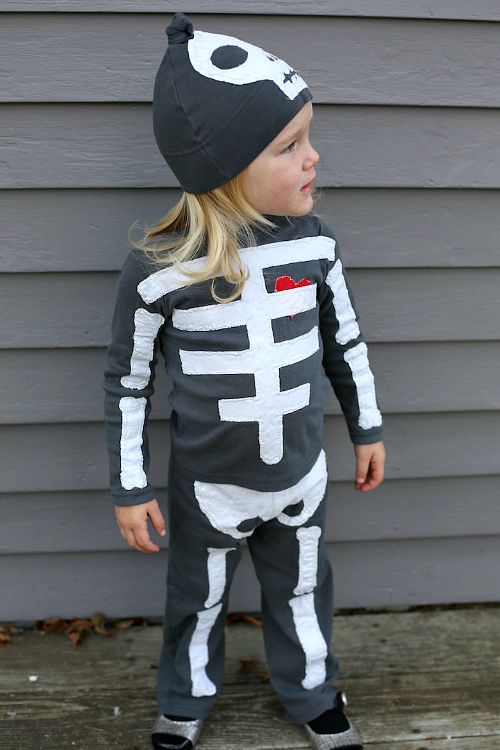 Toddler Skeleton Costume