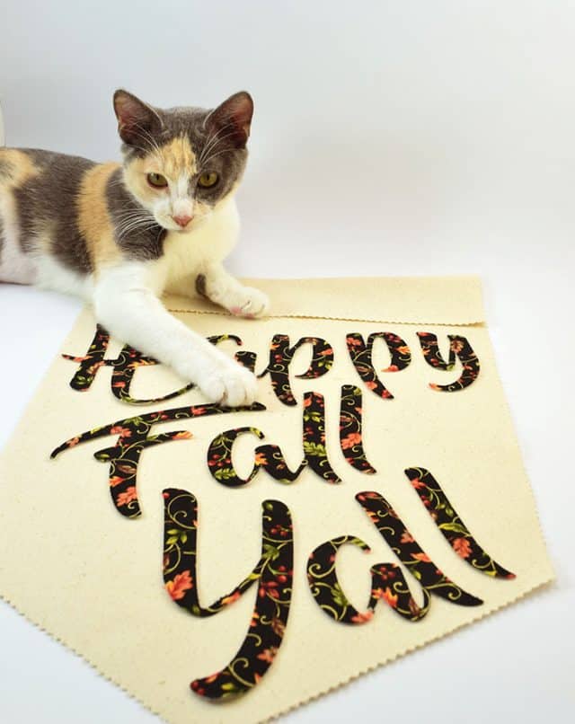 DIY Happy Fall Y'all Banner Decor