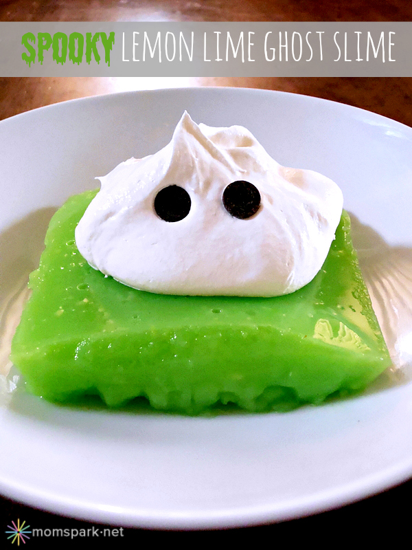 Lemon Lime Jello Ghost Slimie