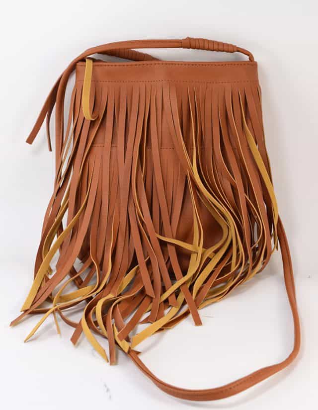 DIY Patriotic Fringed Bag